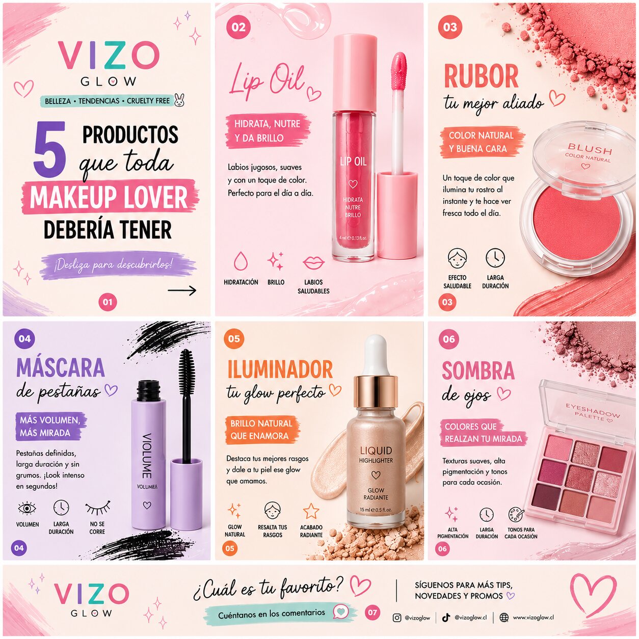 Contenido Vizo Glow