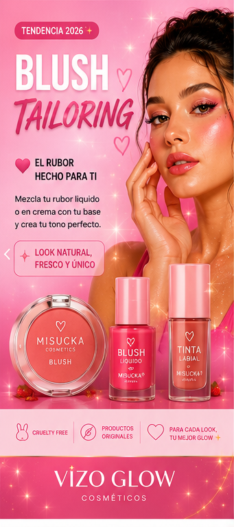 Inicio vizo glow 01 misucka blush tailoring