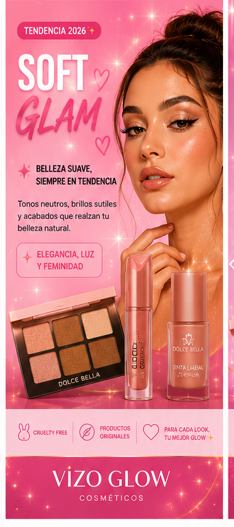 Inicio vizo glow 02 dolce bella soft glam