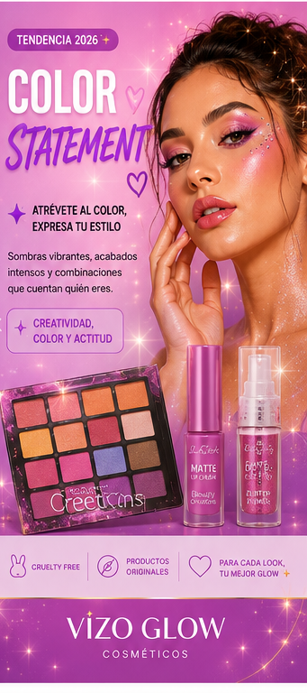 Inicio vizo glow 06 beauty creations color statement