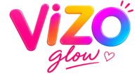 vizo glow logo extraido transparente